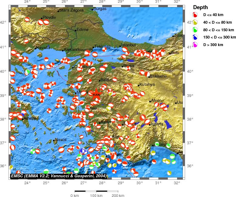 Regional moment Tensor