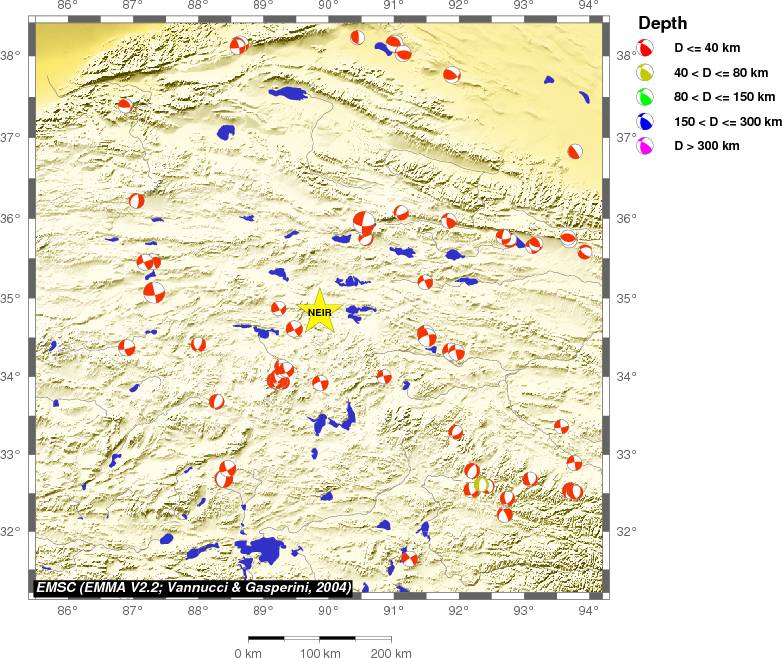 Regional moment Tensor
