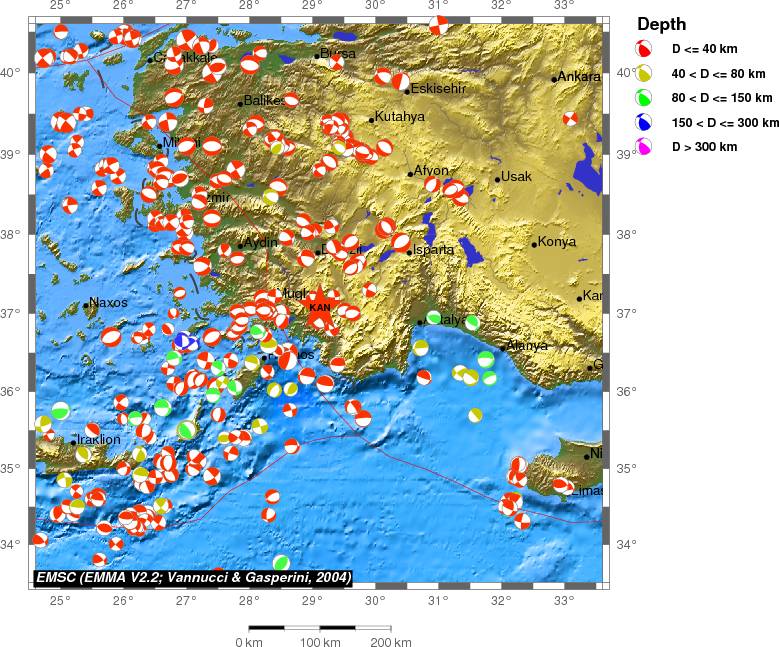 Regional moment Tensor