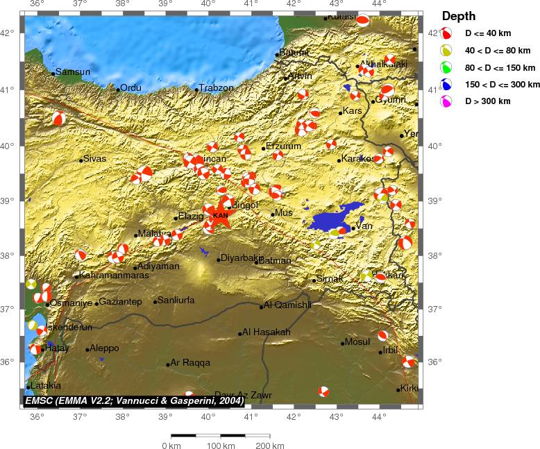 Regional moment Tensor
