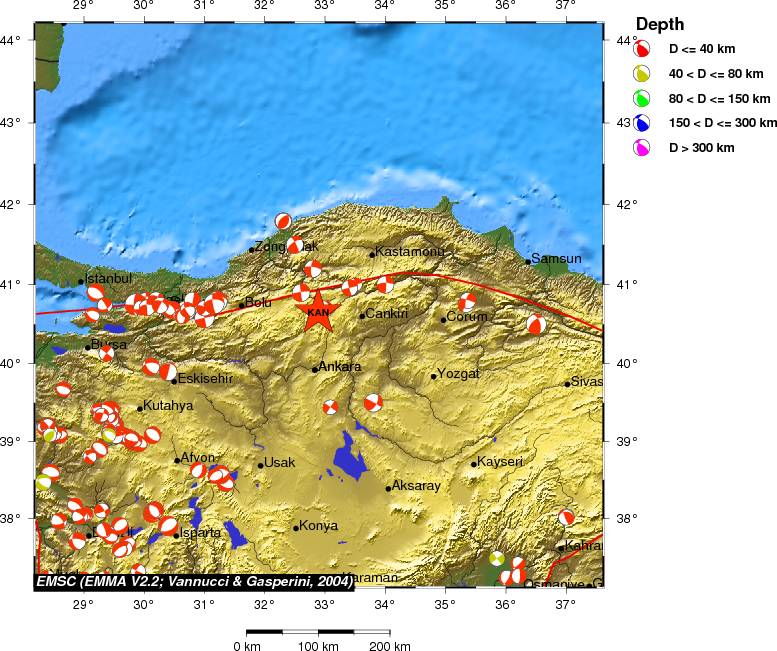 Regional moment Tensor