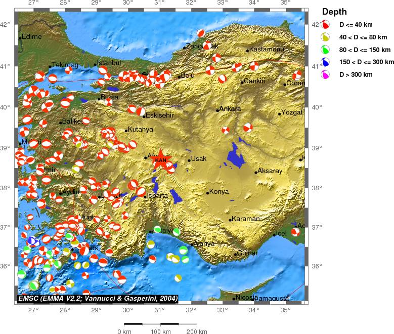 Regional moment Tensor
