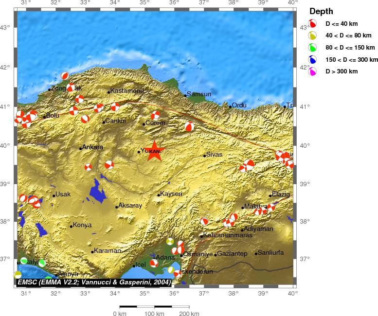 Regional moment Tensor