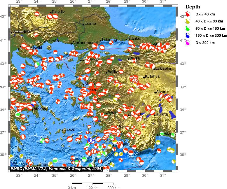 Regional moment Tensor