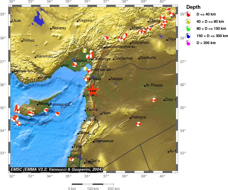 Regional moment Tensor