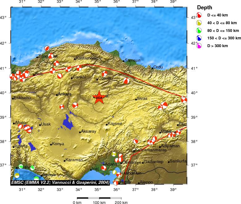 Regional moment Tensor