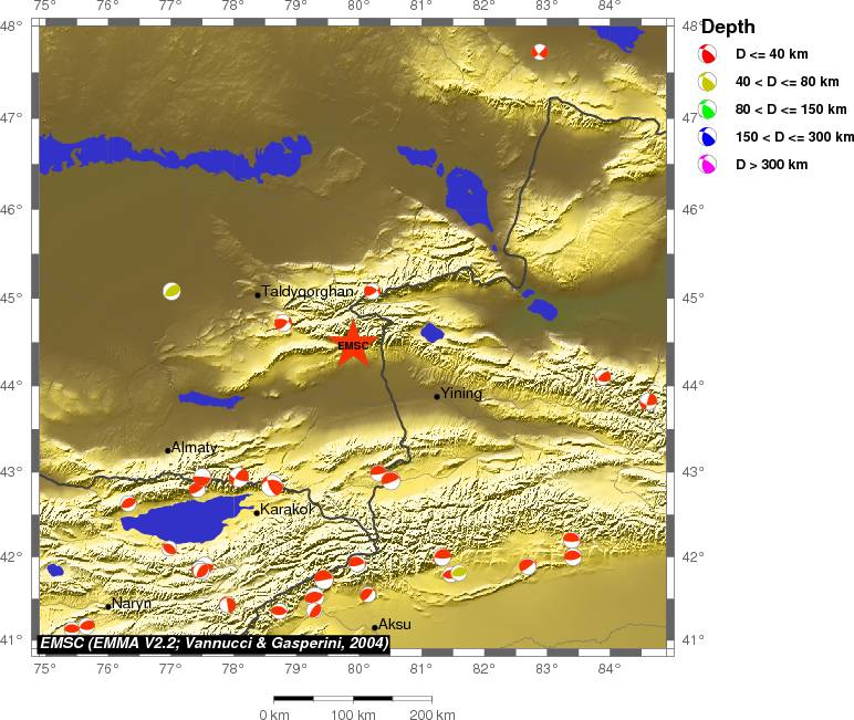 Regional moment Tensor