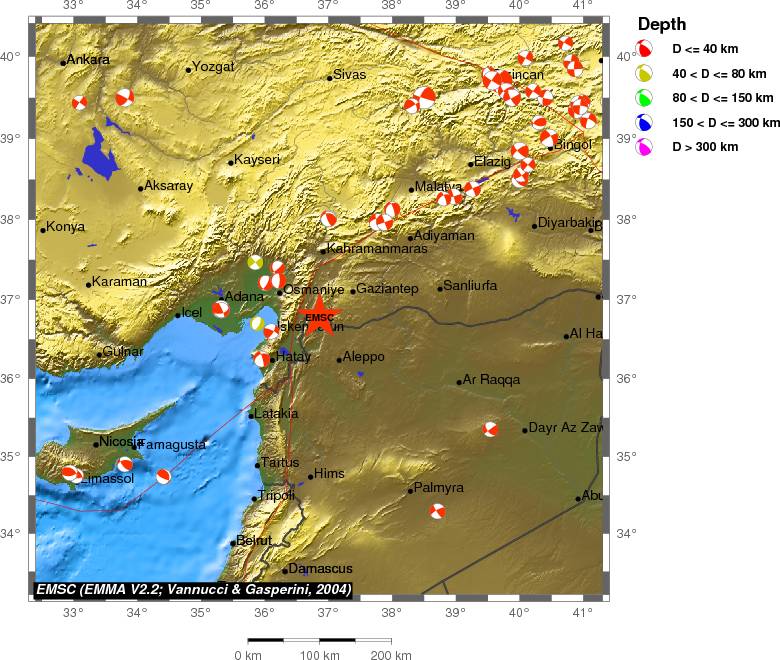 Regional moment Tensor