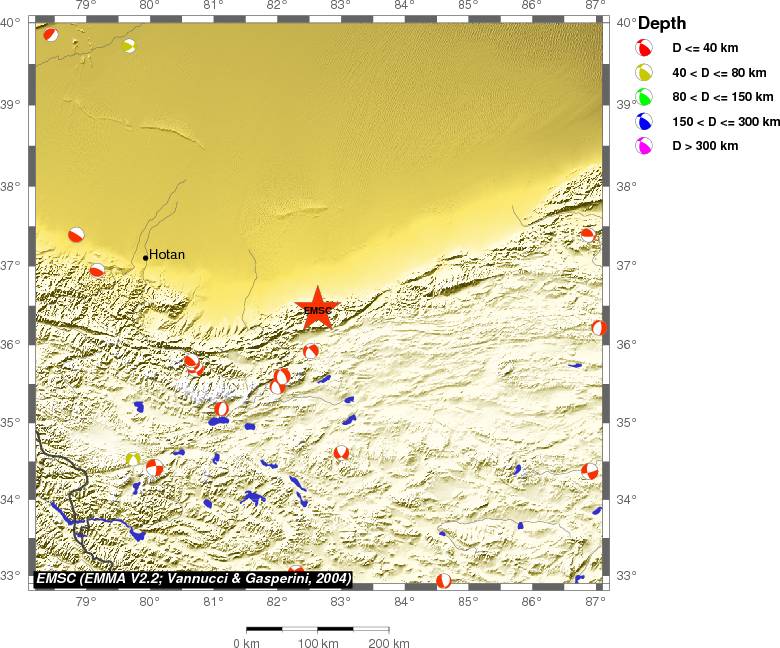 Regional moment Tensor