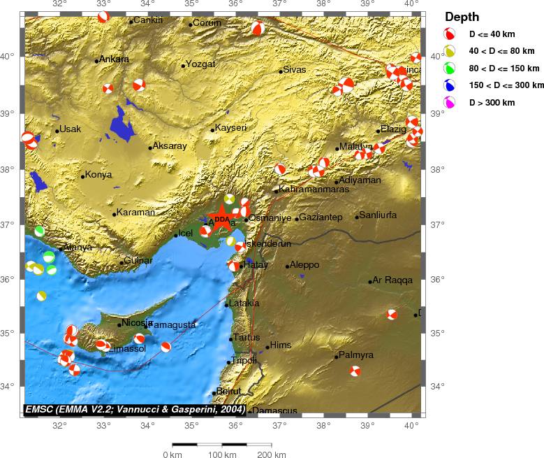 Regional moment Tensor
