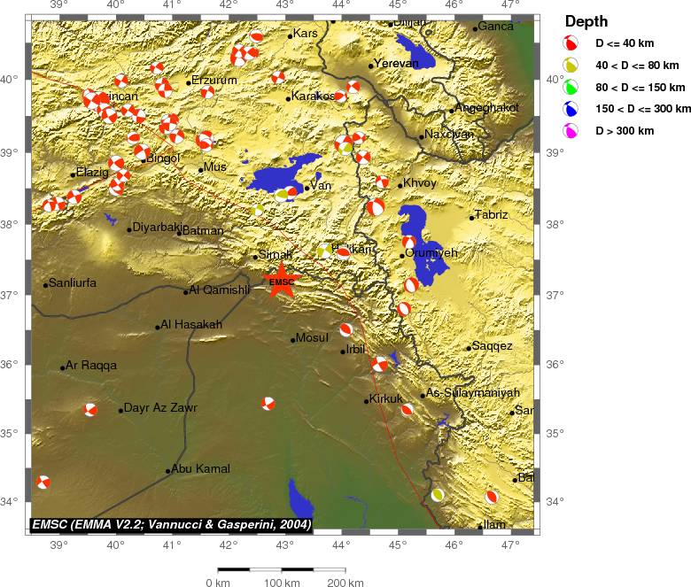 Regional moment Tensor