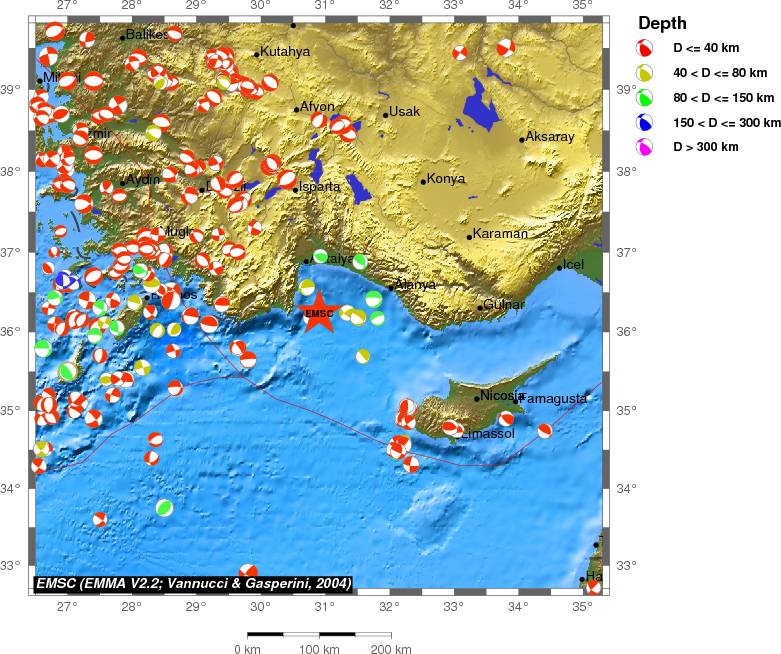 Regional moment Tensor