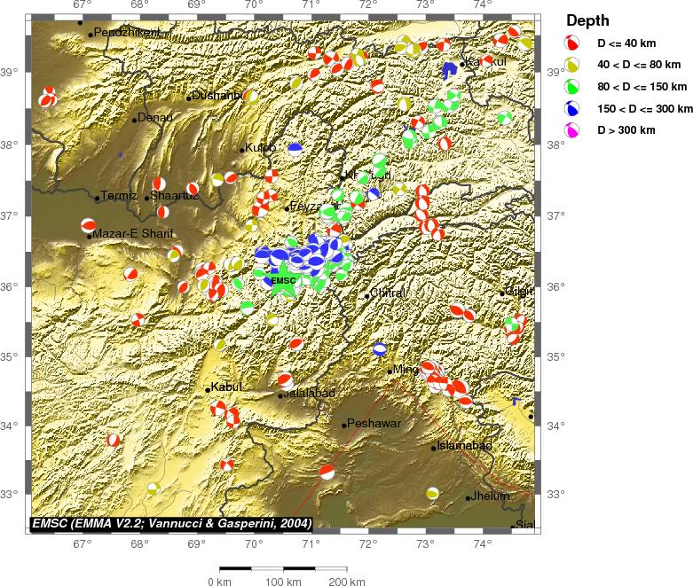 Regional moment Tensor