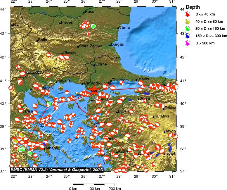 Regional moment Tensor