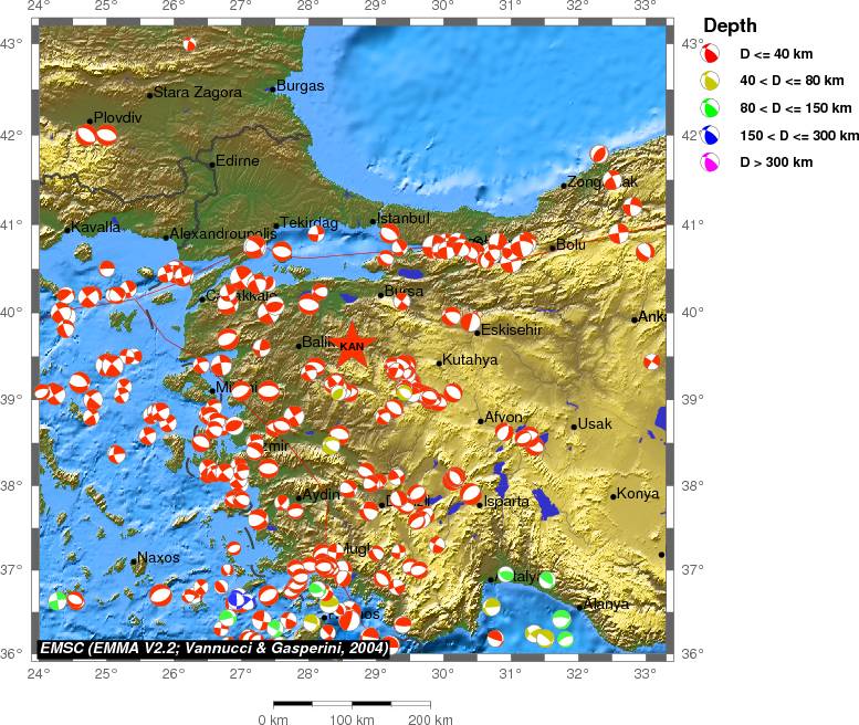 Regional moment Tensor