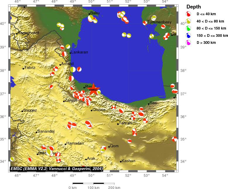 Regional moment Tensor
