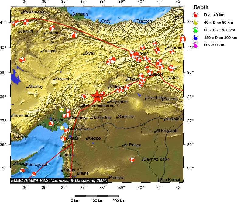 Regional moment Tensor
