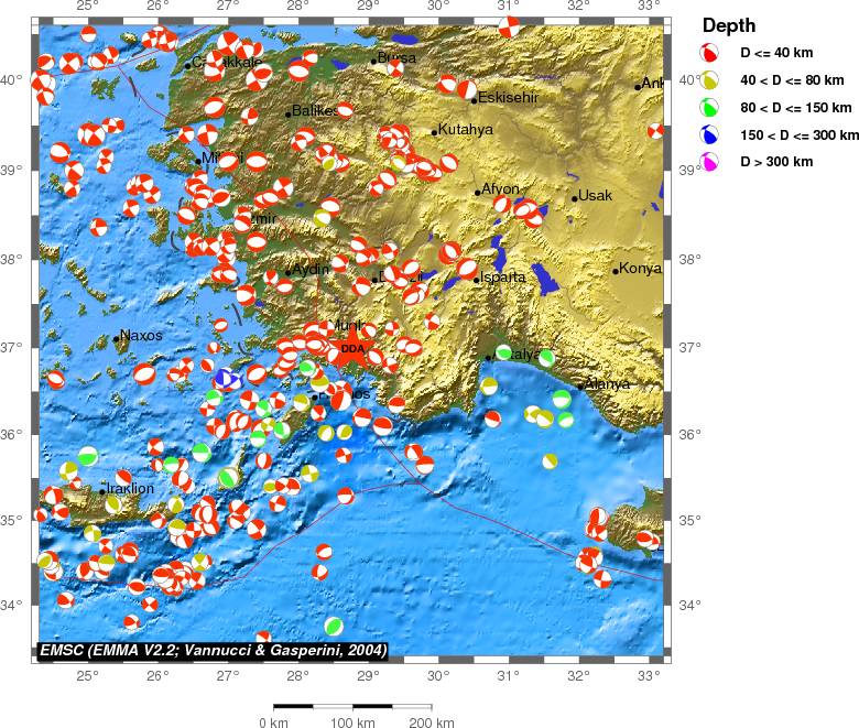 Regional moment Tensor