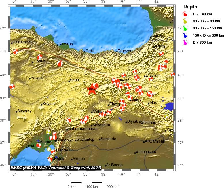 Regional moment Tensor