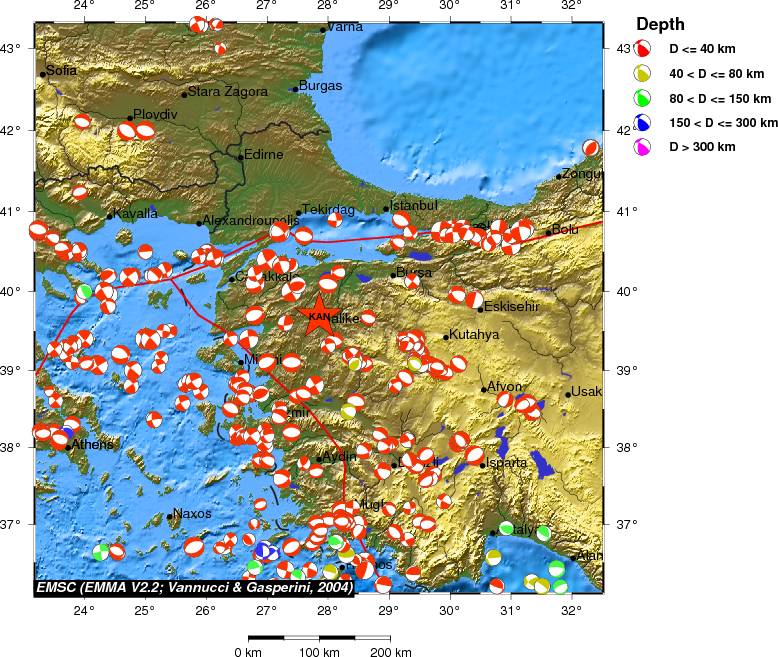 Regional moment Tensor