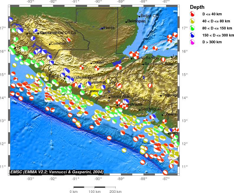 Regional moment Tensor