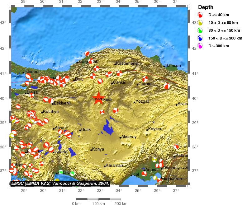 Regional moment Tensor