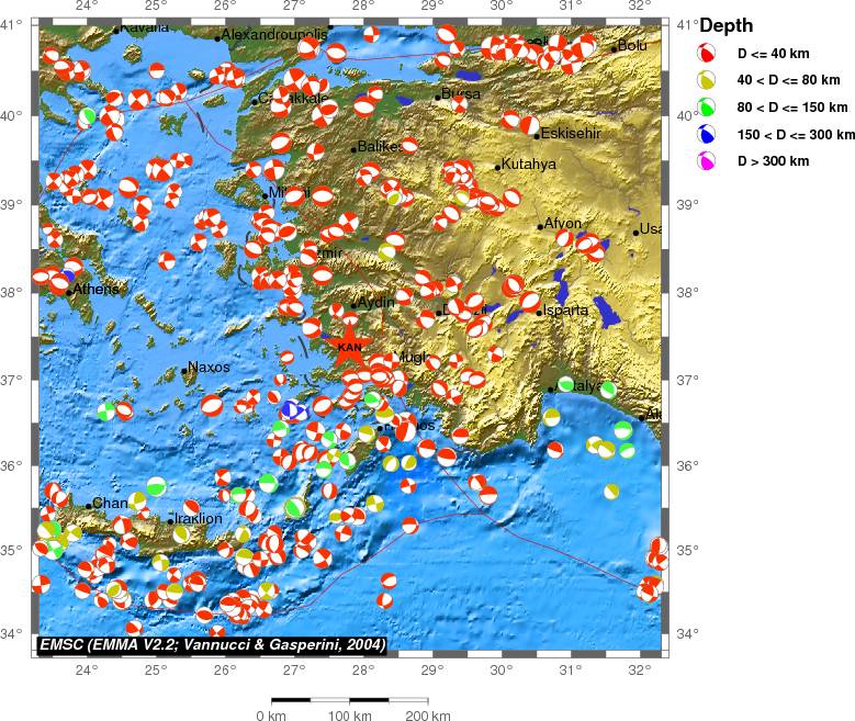 Regional moment Tensor