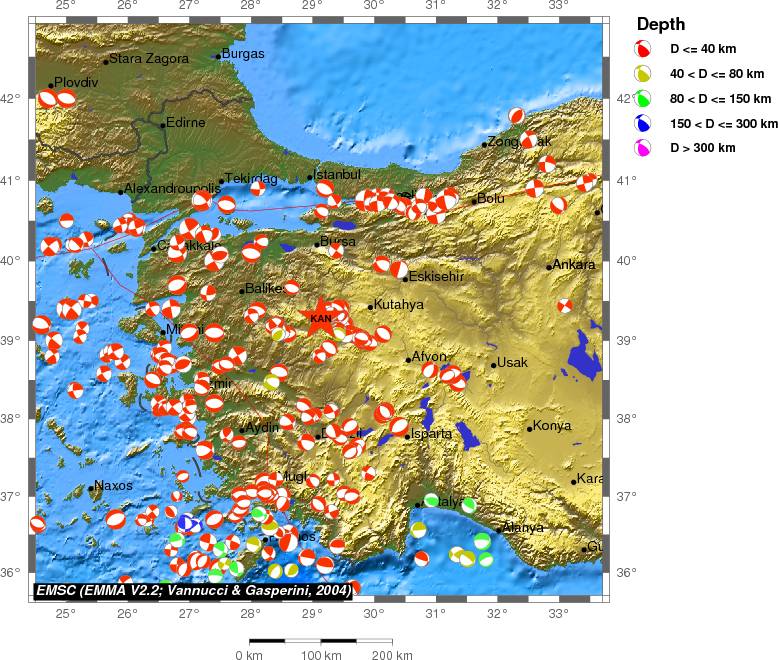 Regional moment Tensor