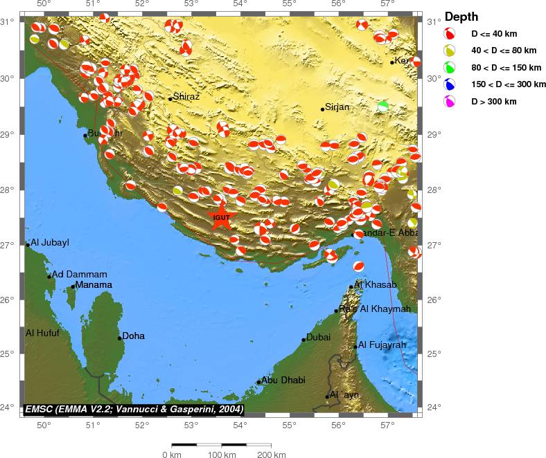 Regional moment Tensor