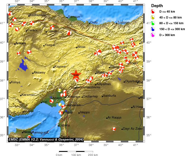 Regional moment Tensor