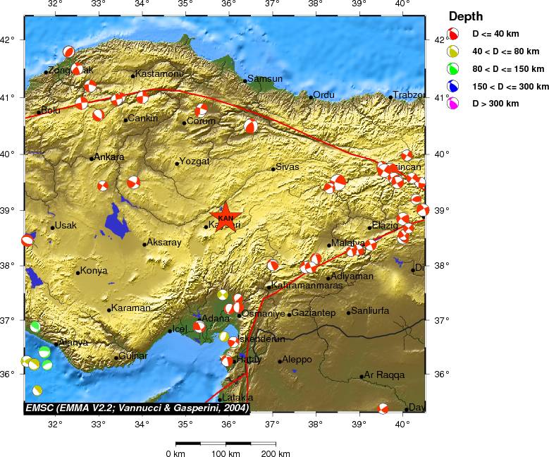 Regional moment Tensor
