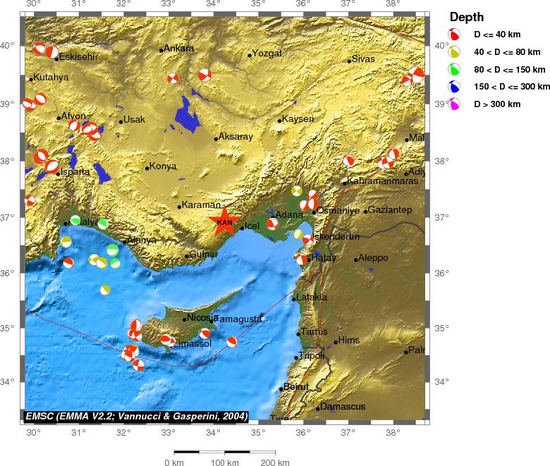 Regional moment Tensor