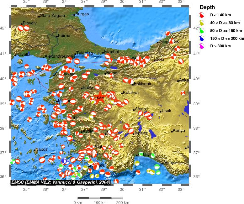 Regional moment Tensor