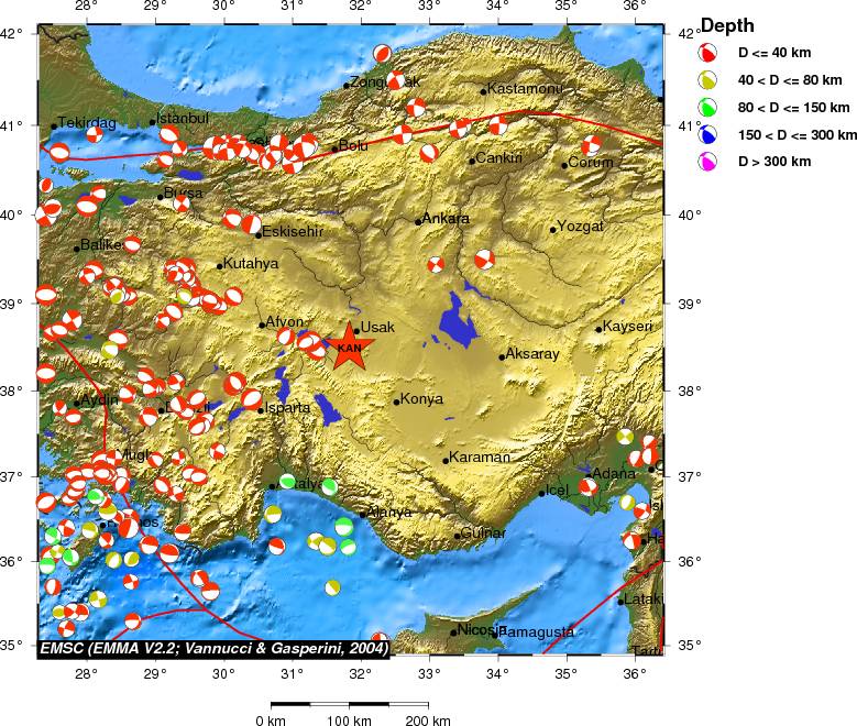 Regional moment Tensor
