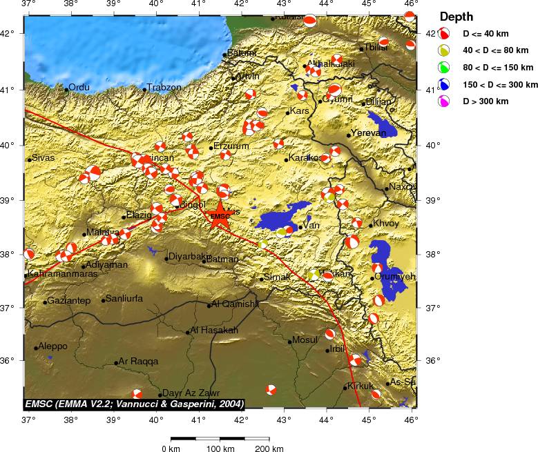 Regional moment Tensor