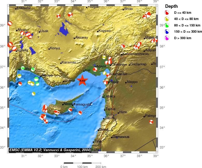 Regional moment Tensor