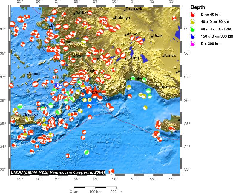Regional moment Tensor