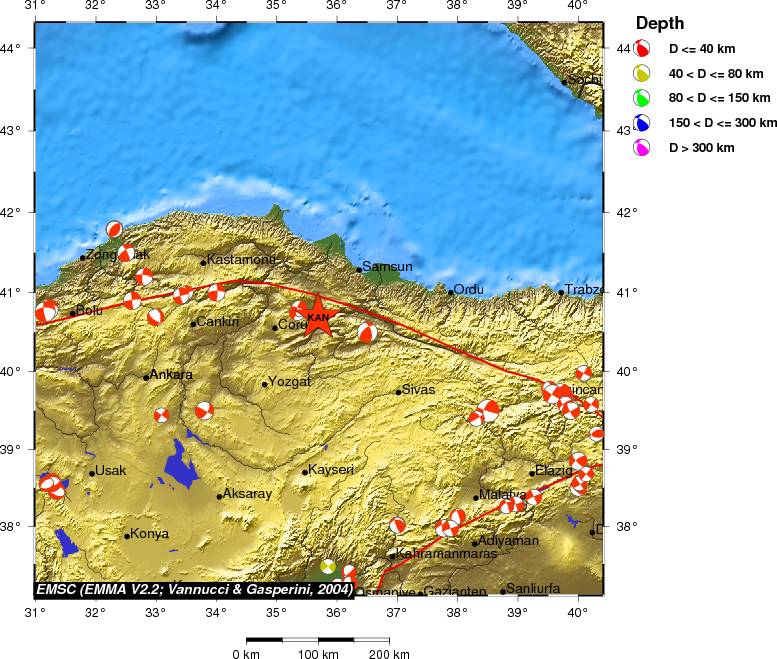 Regional moment Tensor