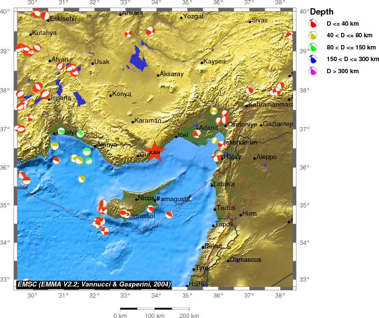 Regional moment Tensor