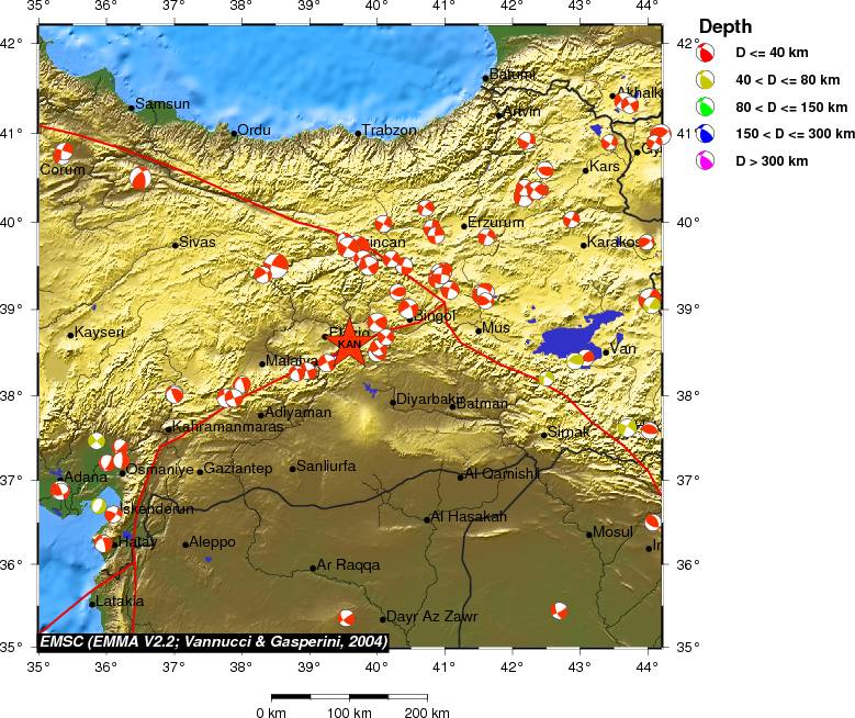 Regional moment Tensor