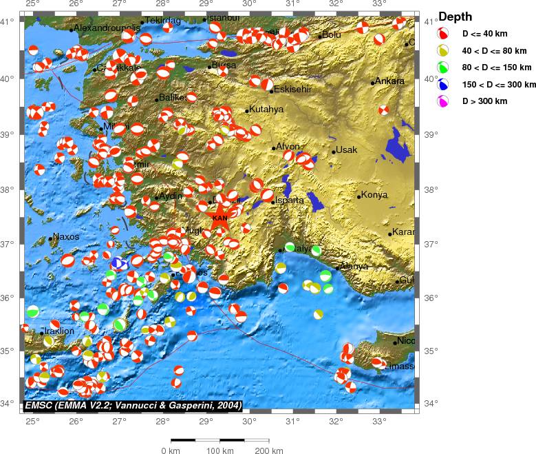 Regional moment Tensor