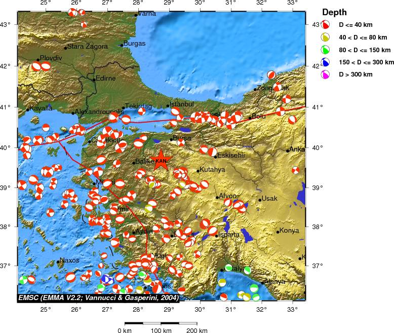 Regional moment Tensor