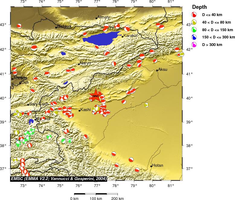 Regional moment Tensor