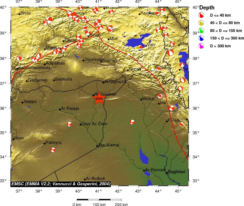 Regional moment Tensor