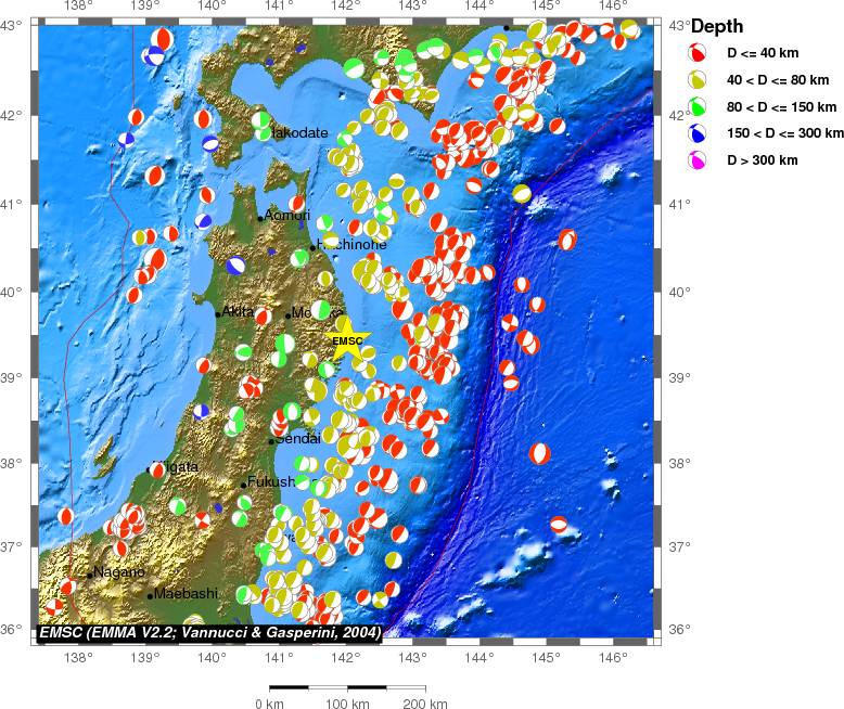Regional moment Tensor