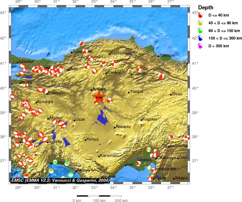 Regional moment Tensor