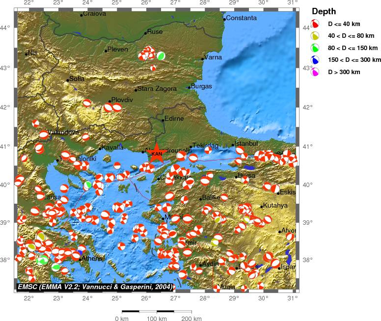 Regional moment Tensor