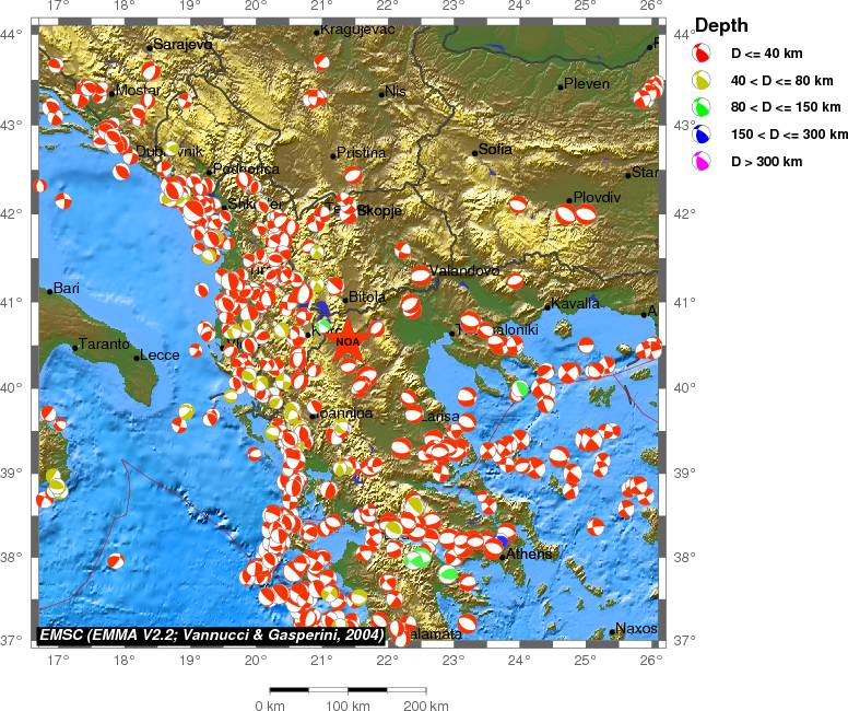 Regional moment Tensor