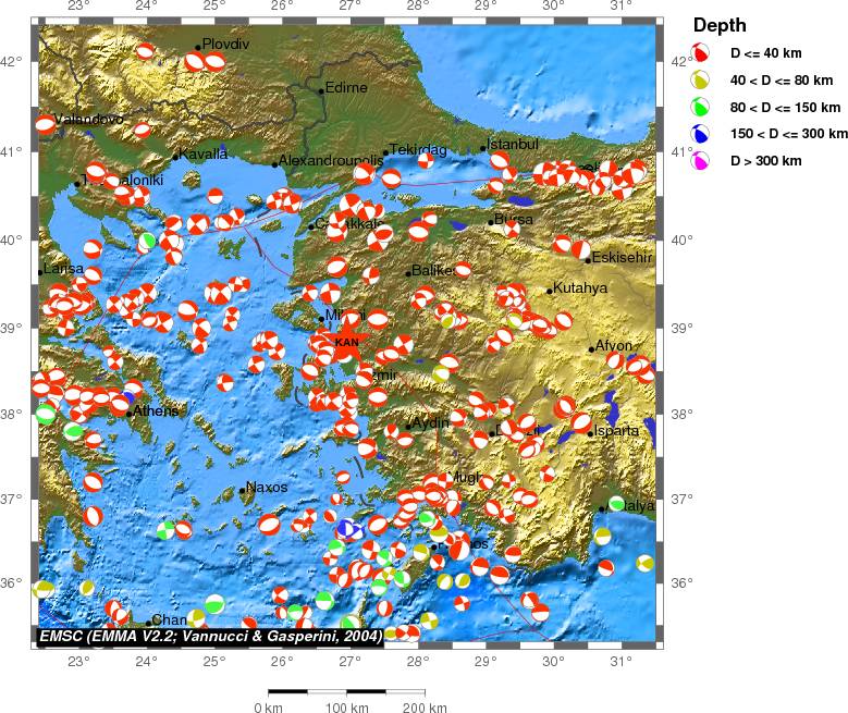 Regional moment Tensor