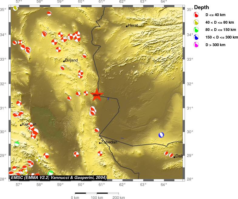 Regional moment Tensor